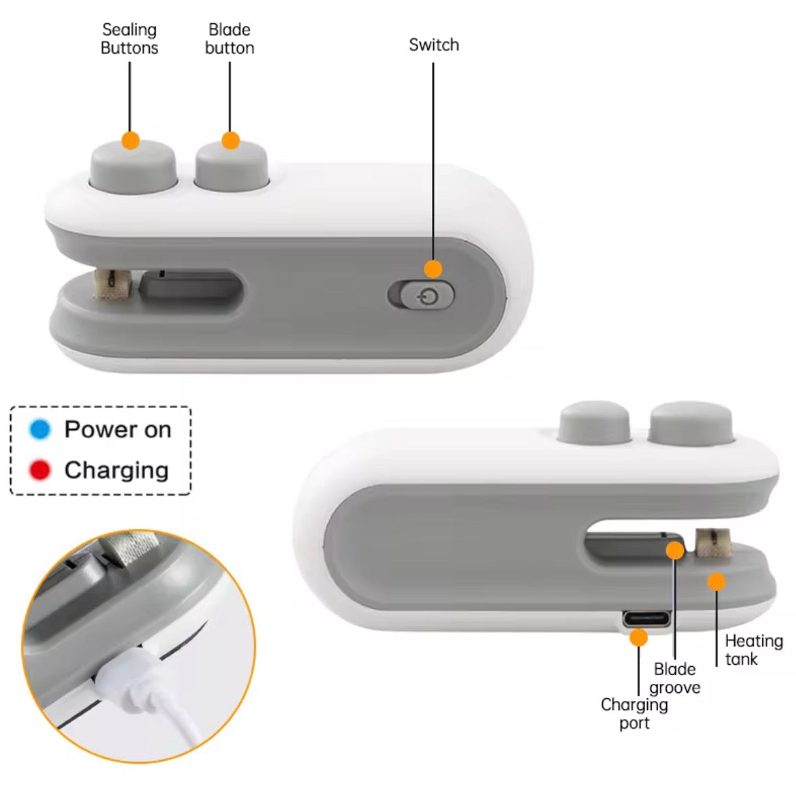 belf SellaFresh™ - USB-C Recargable Sin Pilas